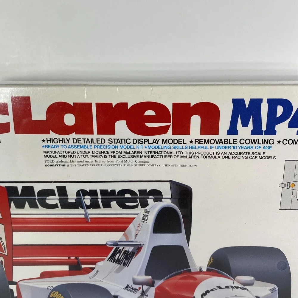 TAMIYA MCLAREN MP4/8 FORD 1/20‎ Scale Model Car Kit Sealed Grand Prix Hobby Gift